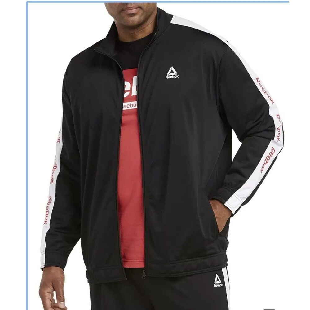 Reebok‎ Men's Training Essentials Bl Track Jacket, Black, 3XL